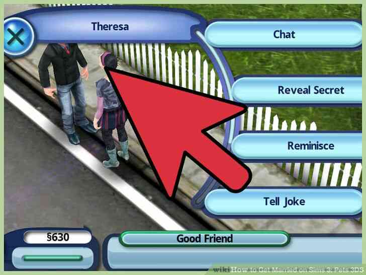 Image intitulée mariez-vous sur Sims 3_ Animaux de compagnie 3DS Étape 11